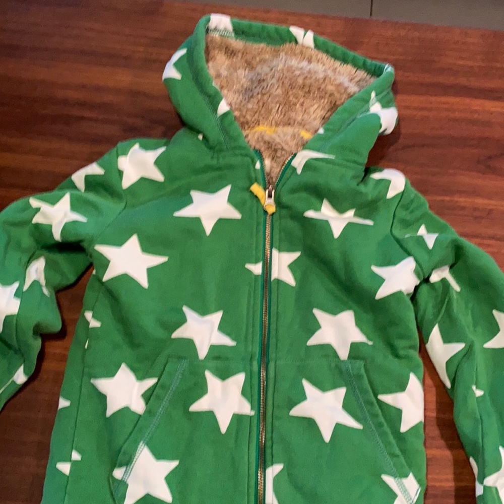 Mini Boden Classic Star Hoodie Size 7-8